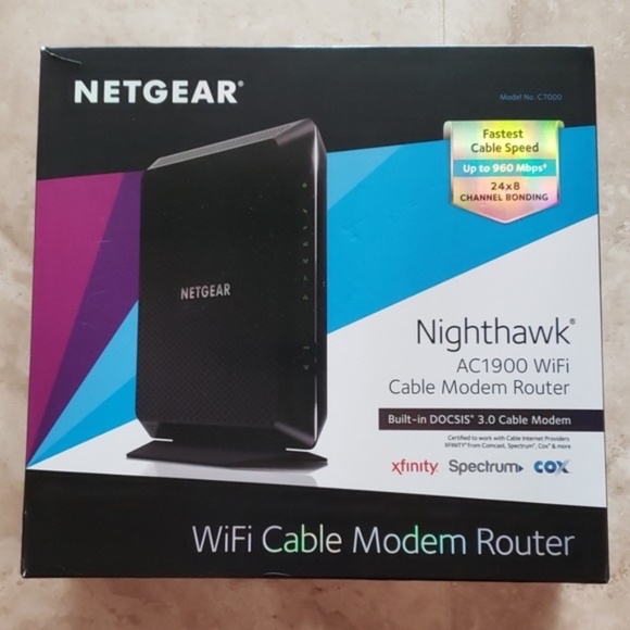 Nighthawk Cable Modem Router - Picture 1 of 5